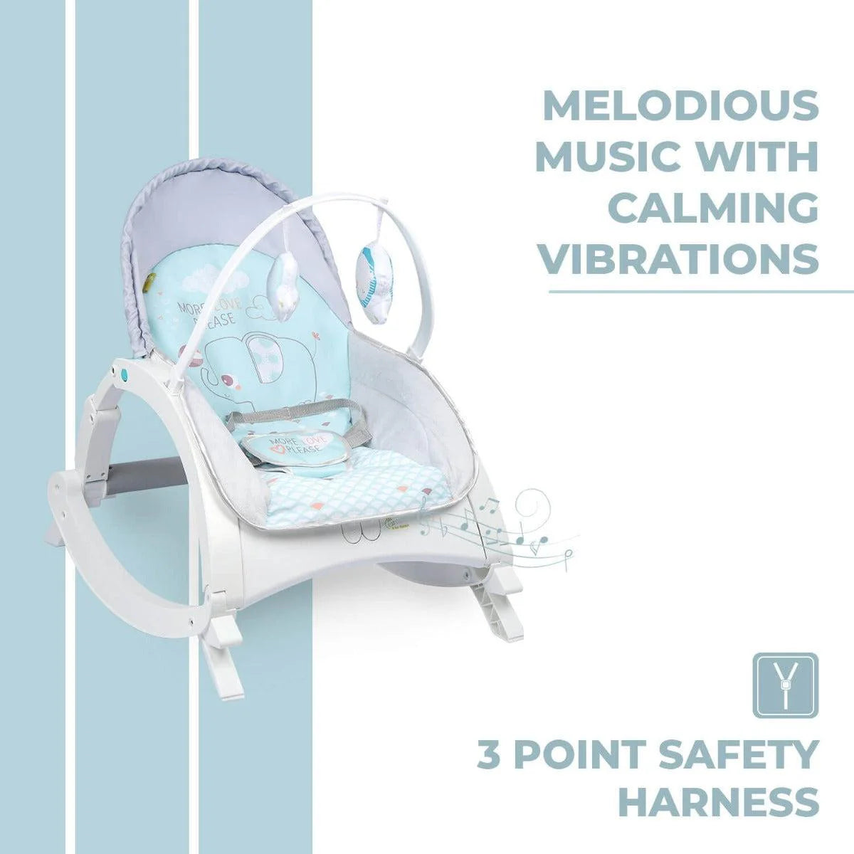 Baby Rocker Bouncer - Pink | uSmile.toys www.usmile.toys
